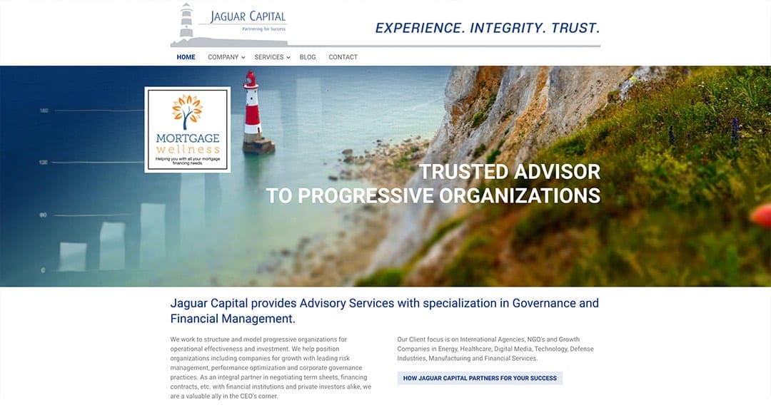 Latest quick conversion to WordPress: Jaguar Capital