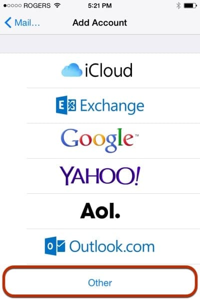 iPhone Mail Settings
