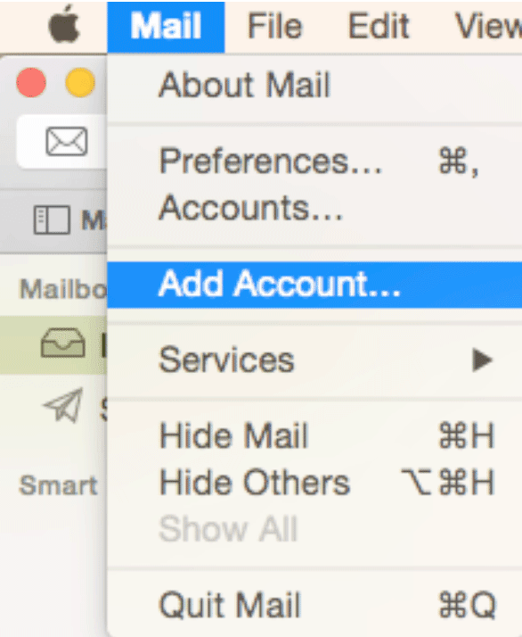 Setting up email on Mac Mail